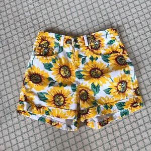 American apparel sunflower shorts